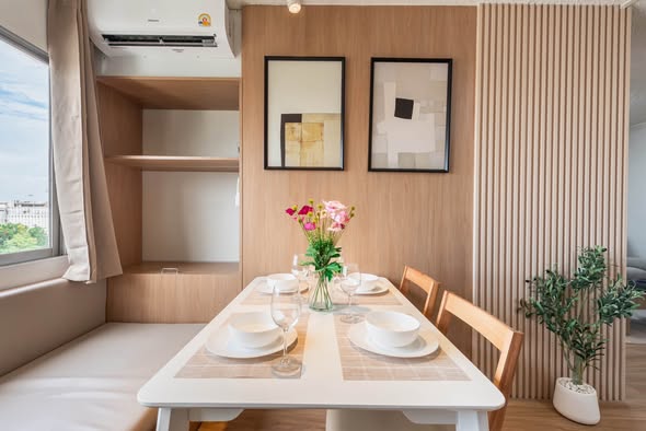 อาคารไดนาสตี้ ลาดพร้าว 71 (Dynasty Condominium) 🏢🌟ให้เช่าคอนโด บิ้วอินใหม่ทั้งห้อง เครื่องใช้ไฟฟ้าครบ! ซอยลาดพร้าว 71 🌟 ใกล้รถไฟฟ้าสายสีเหลือง เลียบทางด่วน ติดถนนใหญ่