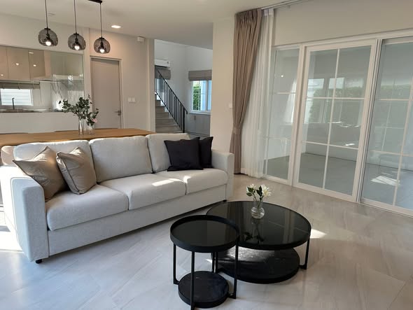 Villagio3 (New project)  บ้านหน้าสวน ติดคลับเฮาส์ ไซส์ใหญ่สุดในโครงการ 💰ราคาปล่อยเช่า 100,000  