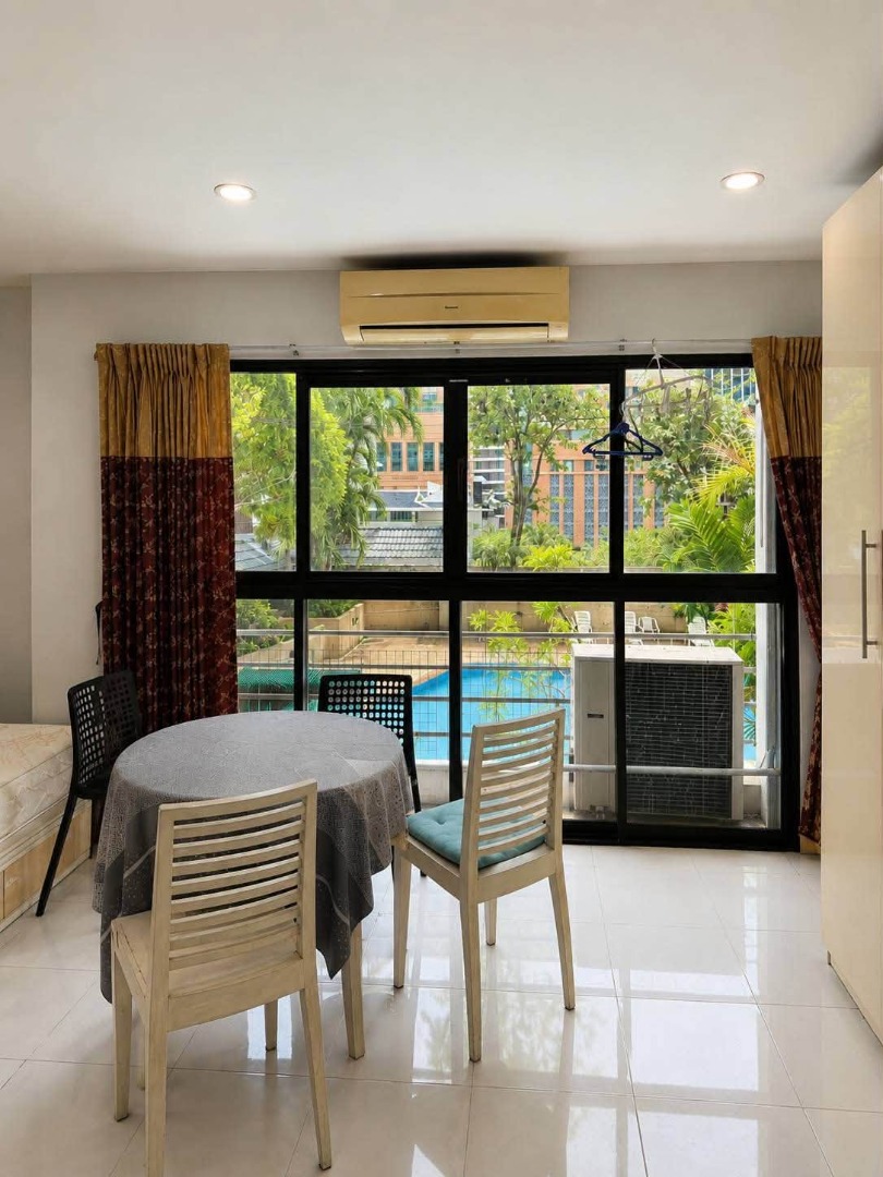 ให้เช่า The grand condo ราชดำริ ชั้น7 วิวสระว่ายน้ำ+เฟอร์นิเจอร์ มีเครื่องซักผ้า ใกล้ Bts ราชดำริ แค่ 100 เมตร‼️
