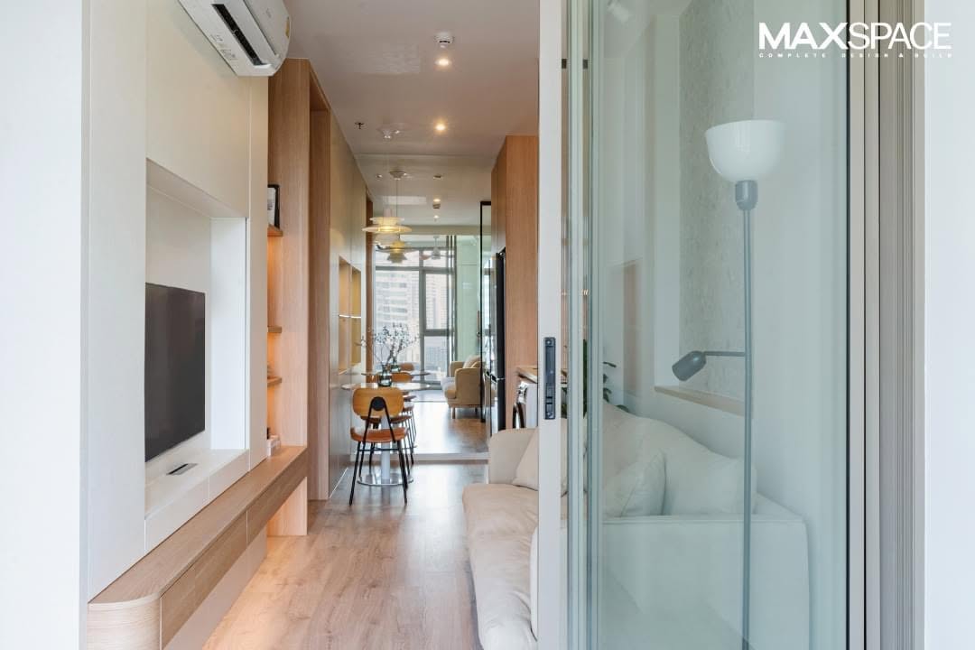 RHYTHM EKKAMAI ESTATE | 1 ห้องนอน + ห้องทำงาน | 40 ตร.ม. | Sunset View 
