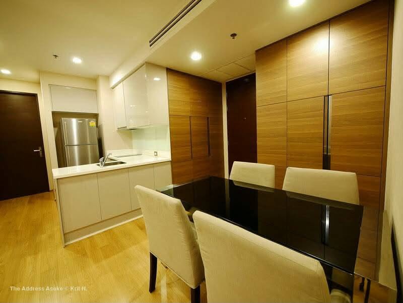 ปล่อยเช่า The Address Asoke ชั้น 30 🌈 2 ห้องนอน 2 ห้องน้ำ ขนาด 65 ตรม.