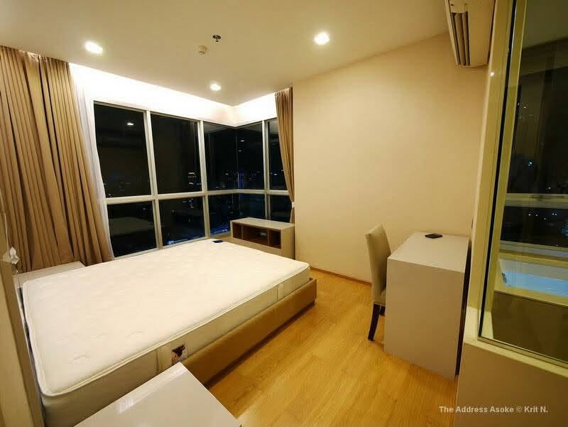 ปล่อยเช่า The Address Asoke ชั้น 30 🌈 2 ห้องนอน 2 ห้องน้ำ ขนาด 65 ตรม.