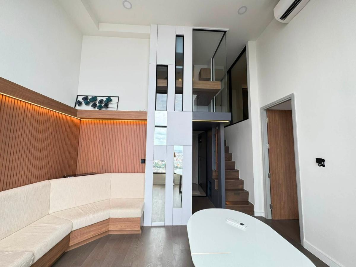 ขาย / ให้เช่า Park Origin Chula–Samyan ห้อง Duplex ชั้นสูง เพดานสูง วิวเมืองเปิด
