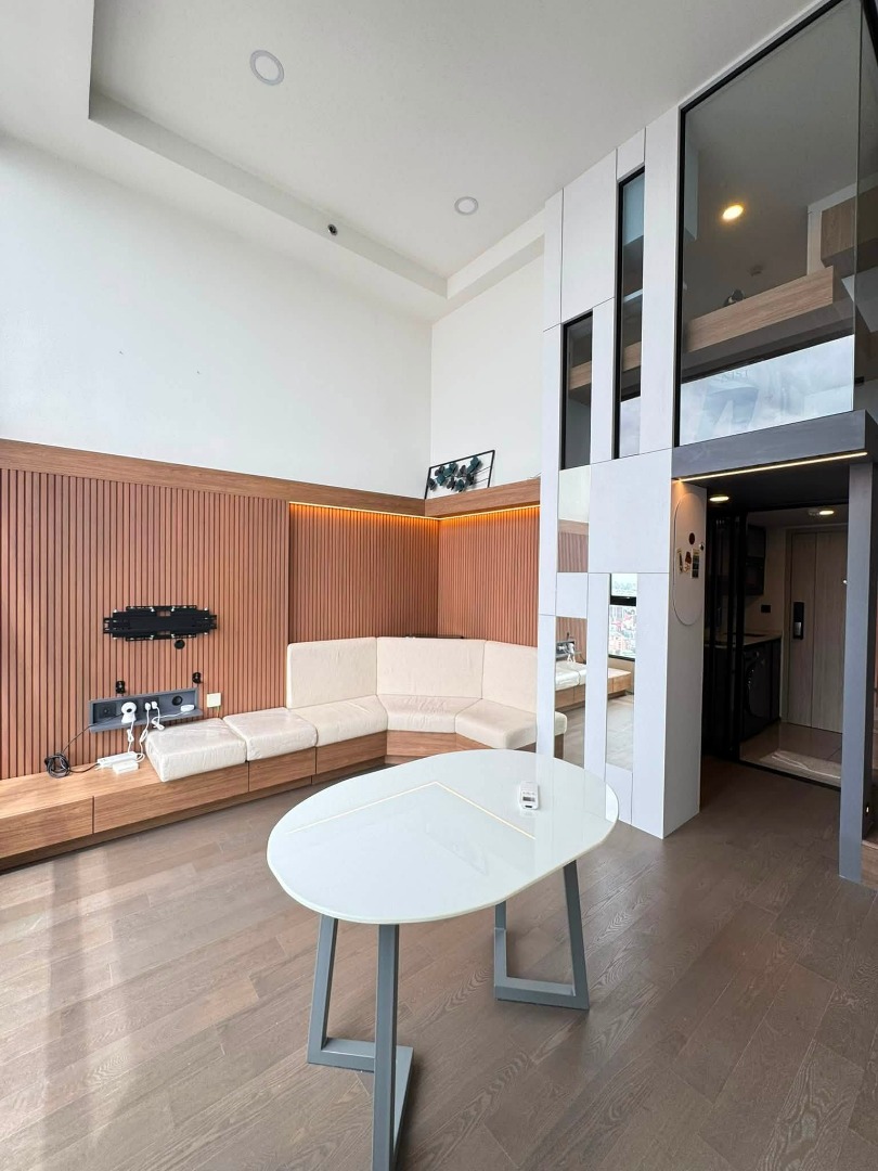 ขาย / ให้เช่า Park Origin Chula–Samyan ห้อง Duplex ชั้นสูง เพดานสูง วิวเมืองเปิด