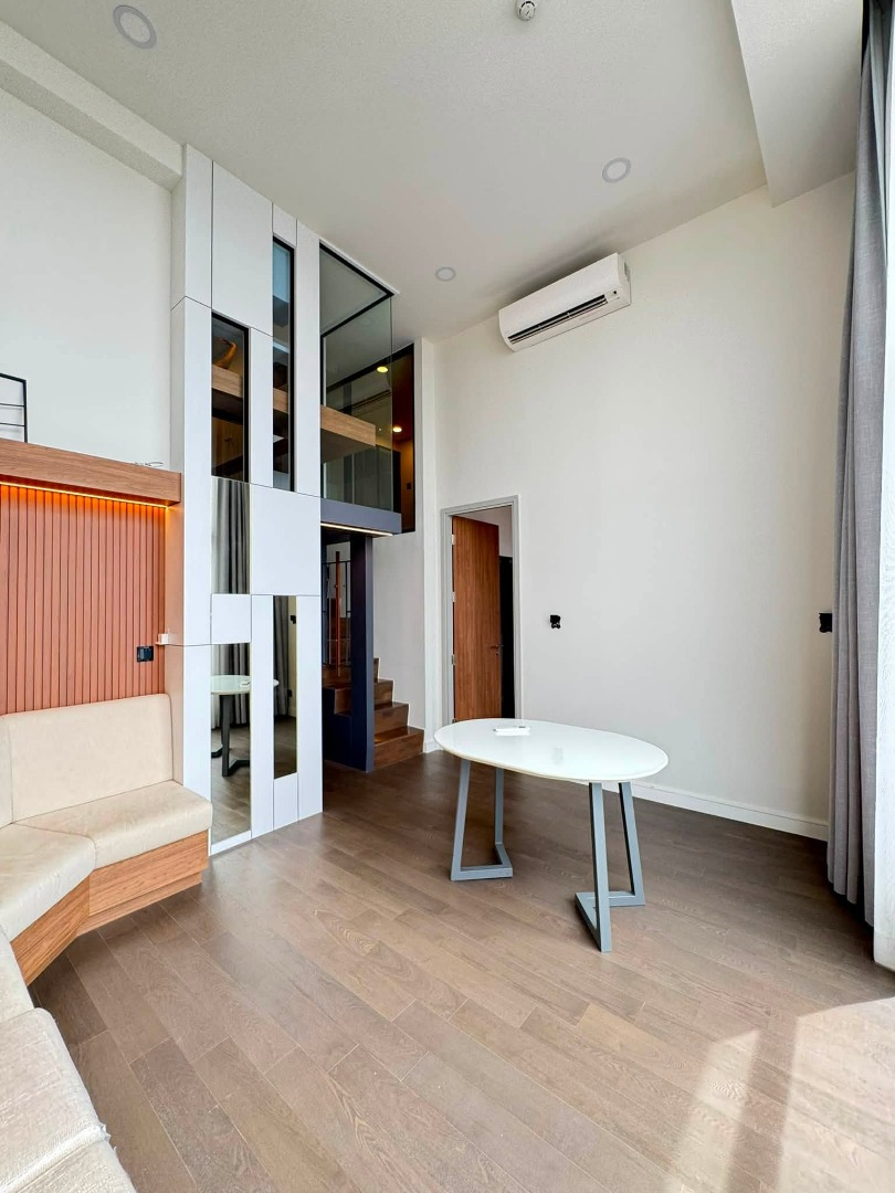 ขาย / ให้เช่า Park Origin Chula–Samyan ห้อง Duplex ชั้นสูง เพดานสูง วิวเมืองเปิด