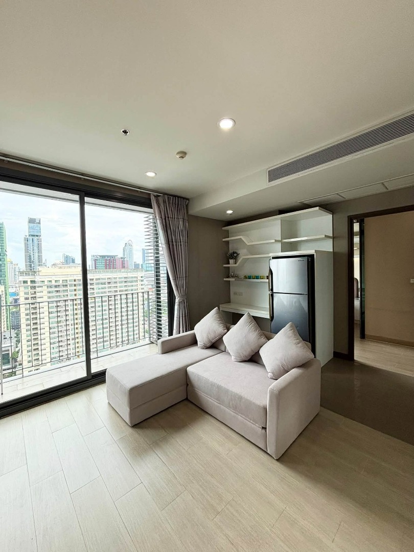 📌 Ready to move in !!! Pyne by Sansiri ให้เช่า ห้องมุมบิวท์อินแต่งสวยแบบ 1 Bedroom ชั้น 26 ทิศตะวันออก Nice city view and Pool view + ห้องขนาด 46 ตร.ม. ชั้น 26