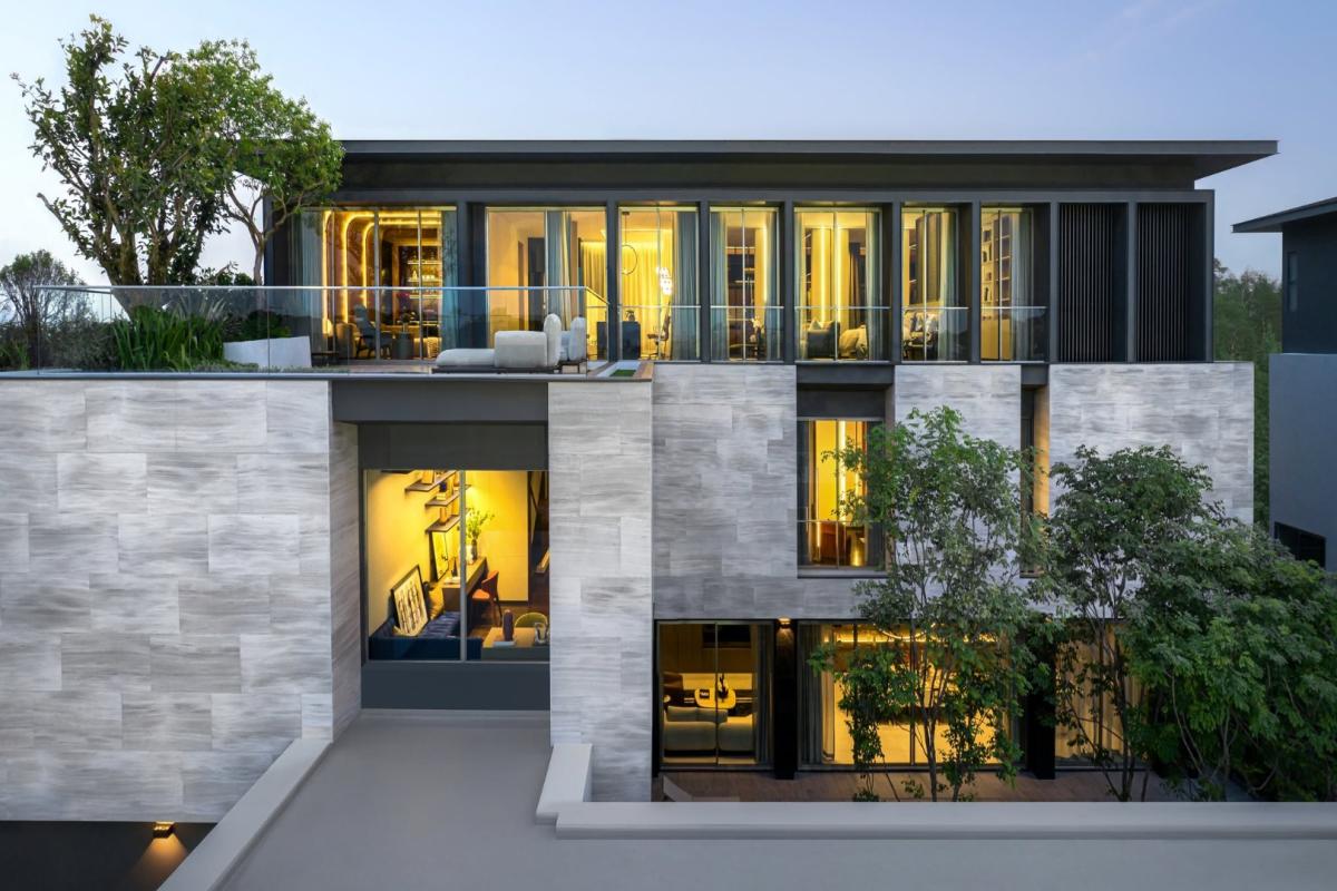 ขาย บ้านเดี่ยวระดับ Super-luxury บนถนนกรุงเทพกรีฑา Nirvana COLLECTION Krungthep Kreetha