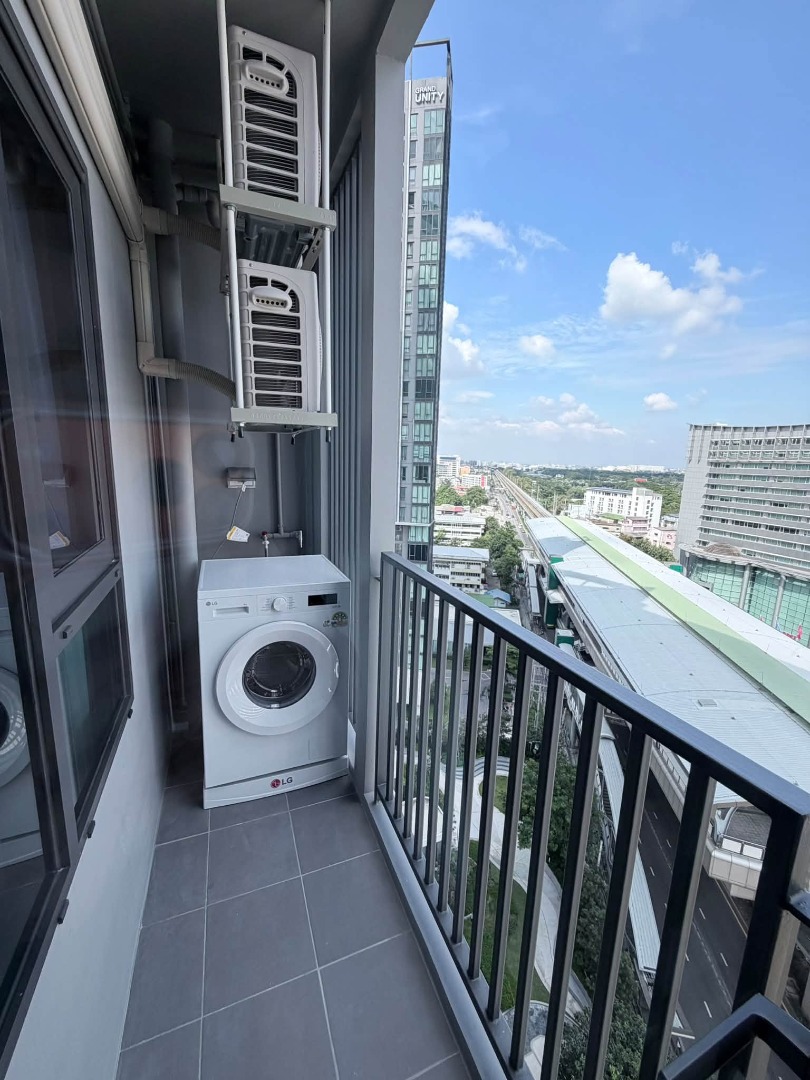 ให้เช่า COBE เกษตร–ศรีปทุม ห้อง 1 Bedroom ชั้น 12 วิว BTS เฟอร์นิเจอร์ครบ 19500 บาท