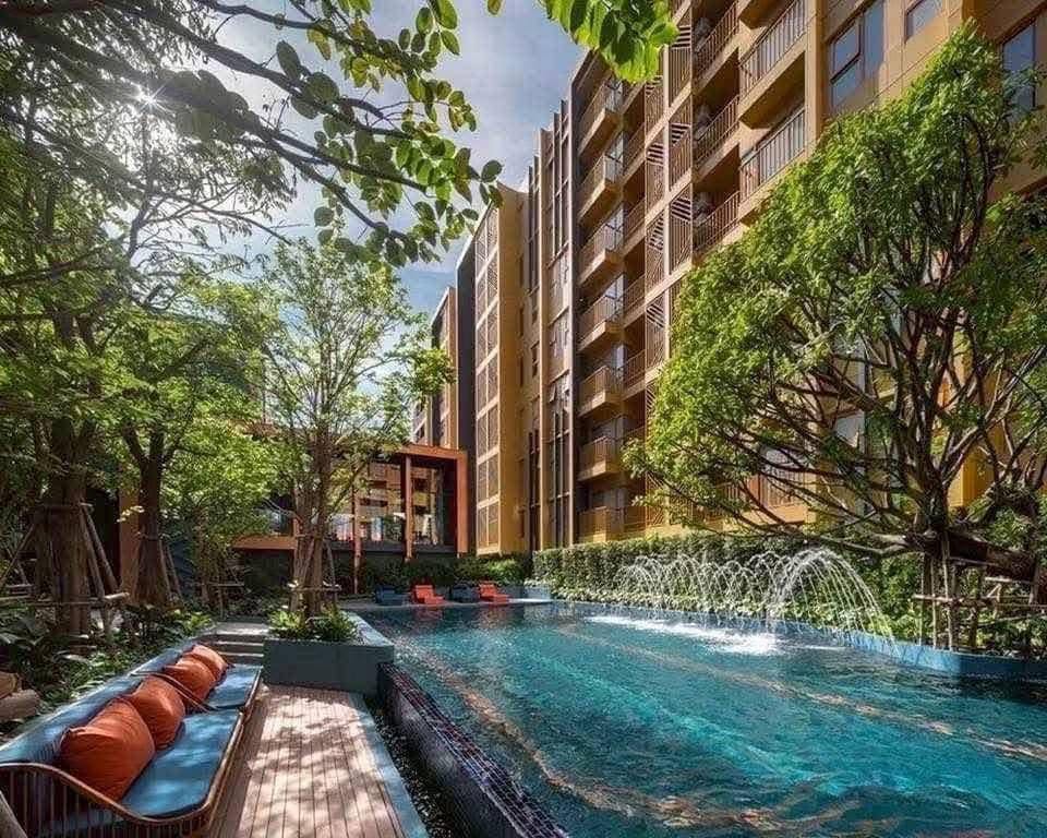 ให้เช่า The Base Sukhumvit 50 คอนโด low rise สไตล์ resort พร้อมเข้าอยู่