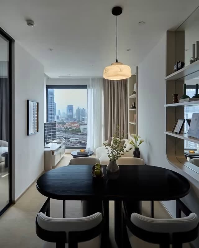 ให้เช่า Ashton Asoke Rama 9 คอนโดหรู 47 ตร.ม. 1 ห้องนอน เฟอร์นิเจอร์ครบ 50000 บาทต่อเดือน