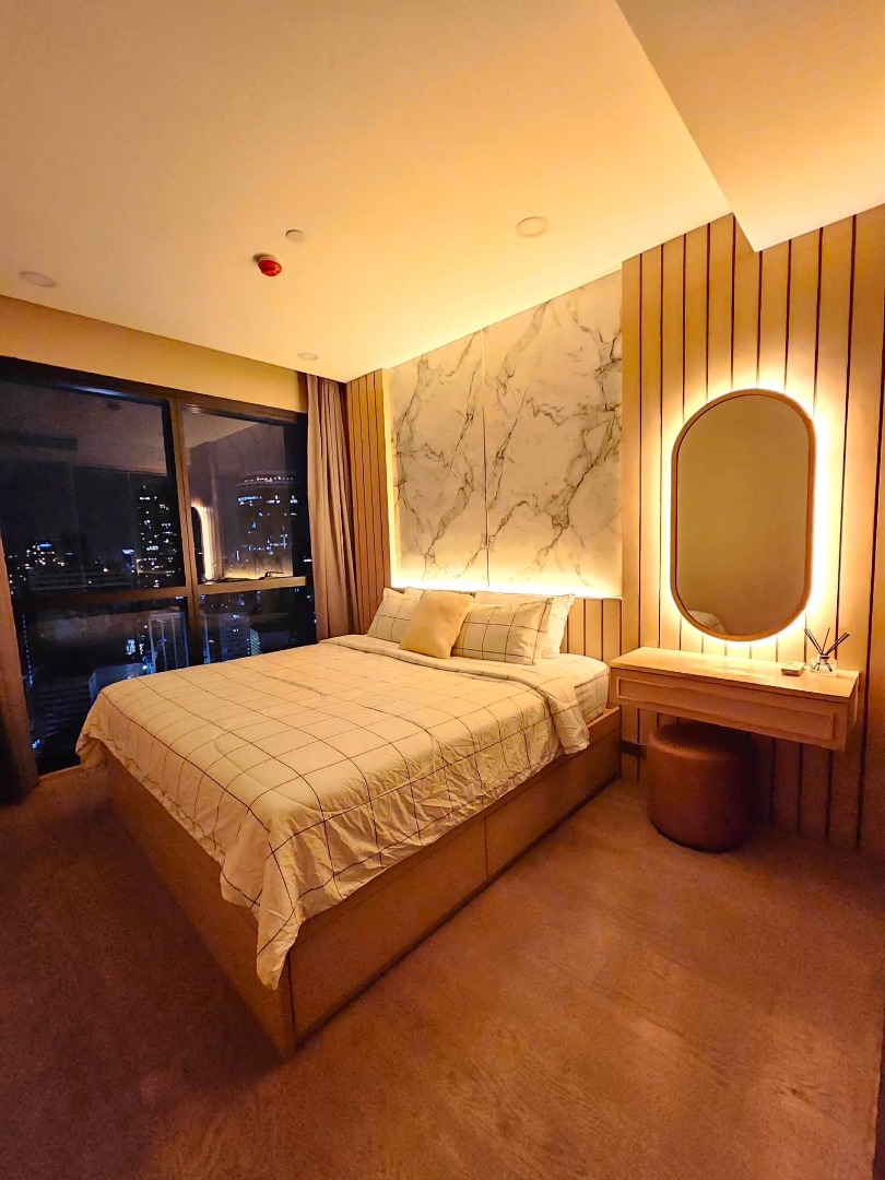 Ashton Chula Silom 2 นอน 1 น้ำ 57ตรม. ชั้น 31 60,000/เดือน