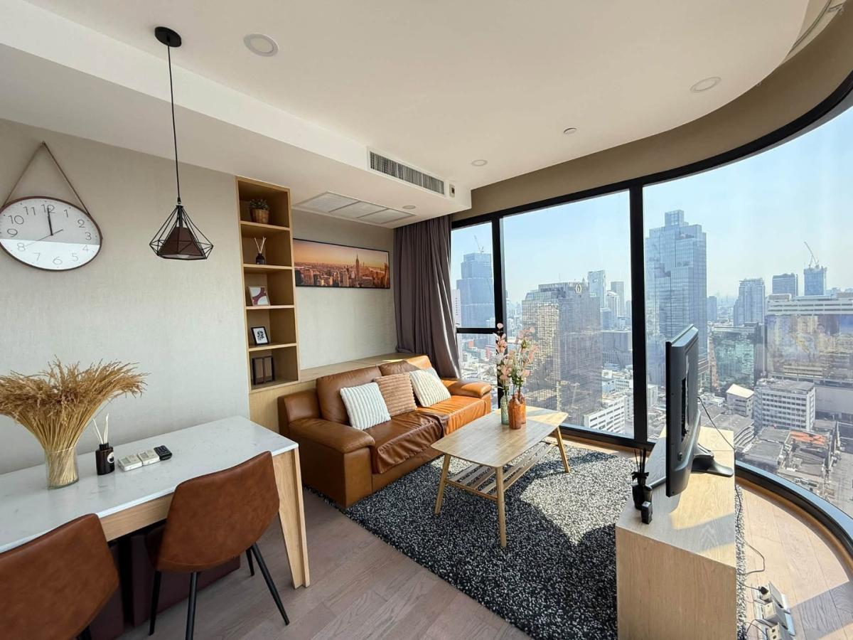 Ashton Chula Silom 2 นอน 1 น้ำ 57ตรม. ชั้น 31 60,000/เดือน