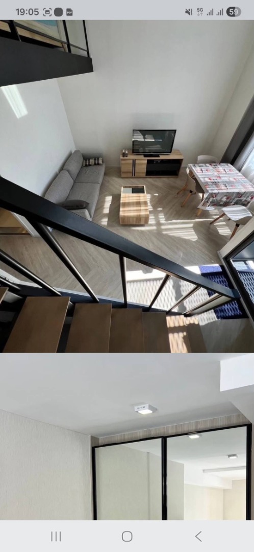 ปล่อยเช่าคอนโด Simese Sukhumvit48 ชั้น 19 ขนาด 40 ตร.ม. Duplex